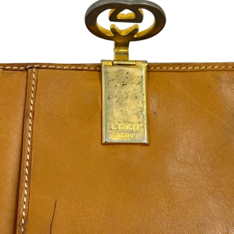 GUCCI GG キャンバス シェリーライン ヴィンテージ 二つ折り財布