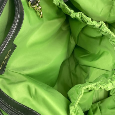 KATE SPADE New York ユニセックス ブラック ナイロン クロスボディ ショルダーバッグ