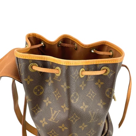 LOUIS VUITTON モンスリMM モノグラムキャンバス ブラウン バックパック M51136