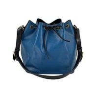 LOUIS VUITTON エピ ブルー バイカラー プチノエ M44152 ショルダー