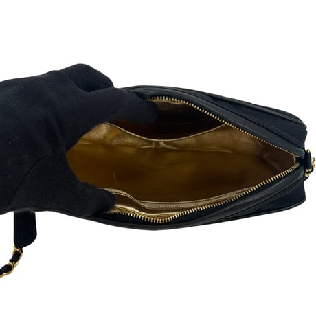 CHANEL　サテンチェーンショルダー　カメリア