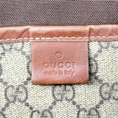 GUCCI GGスプリーム シェリーライン ベージュ トートバッグ