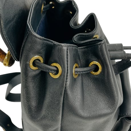 GUCCI　バンブーリュック　ブラック