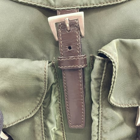 PRADA リュックサック　テスート カーキ