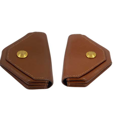 HERMES　コインケース　ルヴァンキャトル　レザー　ブラウン