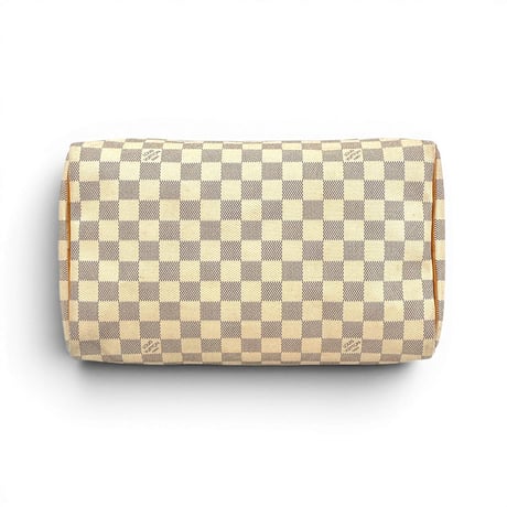 LOUIS VUITTON スピーディ30 ダミエ・アズール キャンバス ホワイト ハンドバッグ N41533