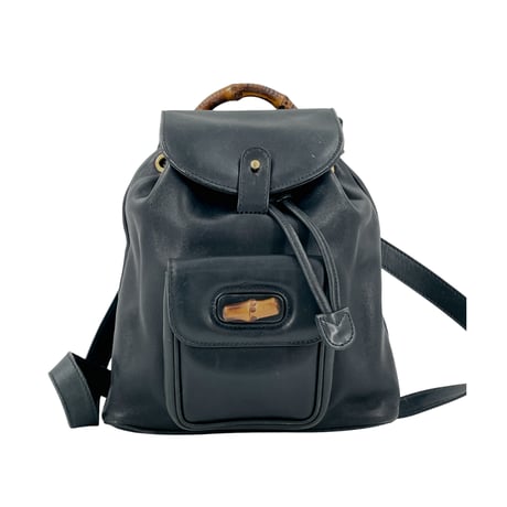 GUCCI　バンブーリュック　ブラック