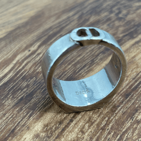 CHRISTIAN DIOR　リング　ロゴ　シルバー925