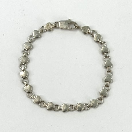 TIFFANY パフハートリンクチェーン ブレスレット SV925