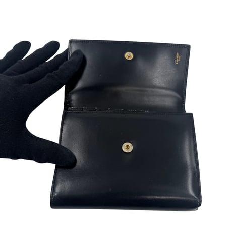 Cartier　２つ折り長財布　サファイア