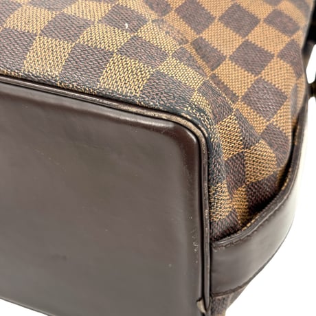 LOUIS VUITTON チェルシー ダミエ エベヌ キャンバス ブラウン トートバッグ N51119