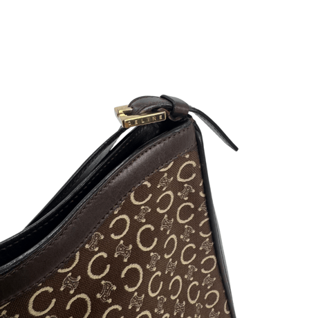 CELINE　ワンショルダーバッグ　茶　F525