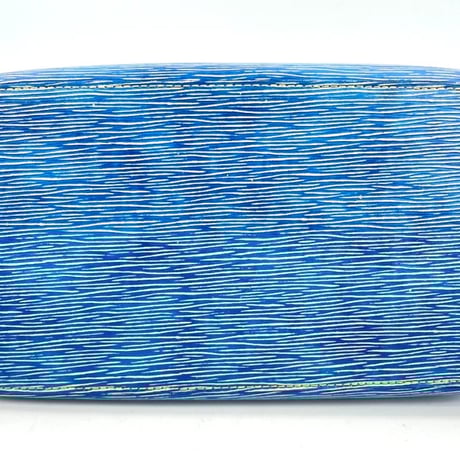 美品 LOUIS VUITTON エピ ブルー ネヴァーフル MM M51053 レディース トートバッグ ポーチ