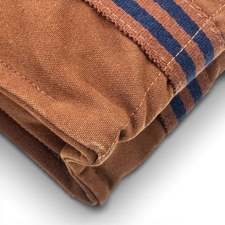 HERMES ブラウン キャンバス エールライン バサス MM ユニセックス ショルダーバッグ
