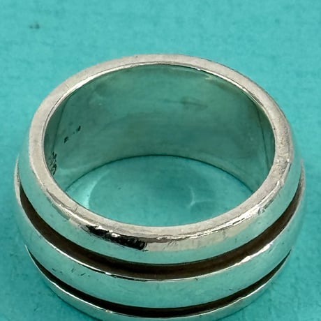 TIFFANY リング グルーブド ダブルライン SV925