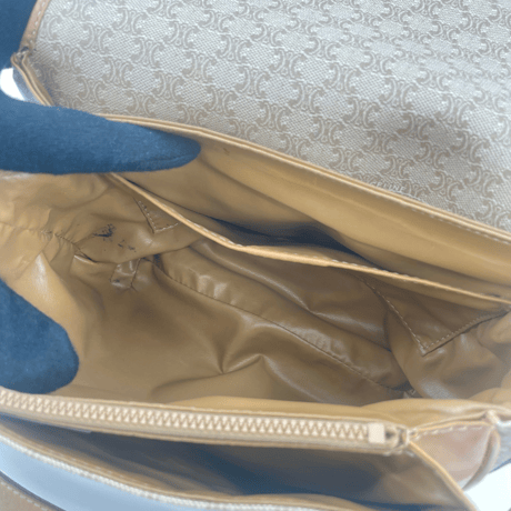 CELINE　ショルダーバッグ　マカダムキャンパス