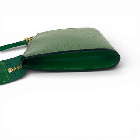 美品 LOUIS VUITTON エピ ポシェット アクセサリー ポーチ グリーン M52984