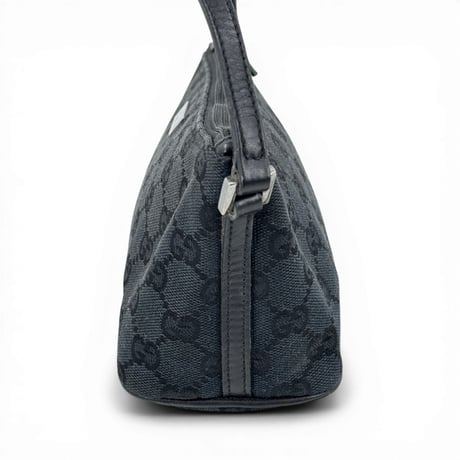 GUCCI GGキャンバス ブラック アクセサリー ポーチ