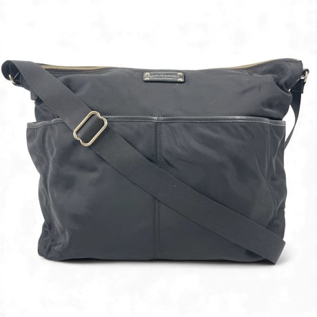 KATE SPADE New York ユニセックス ブラック ナイロン クロスボディ ショルダーバッグ