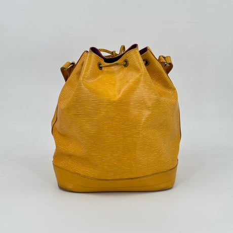 LOUIS VUITTON エピ プチノエ イエロー レザー 巾着 ショルダーバッグ M44109