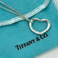 TIFFANY ネックレス オープンハート ネックレス