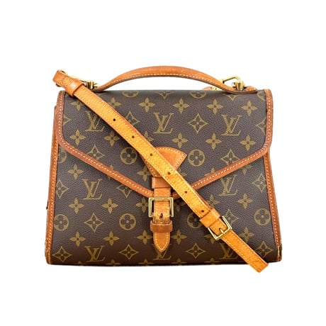 LOUIS VUITTON ベルエア モノグラムキャンバス ブラウン 2WAY 学生バッグ M51122