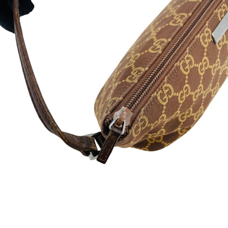 GUCCI ブラウン GGキャンバス ハンドバッグ