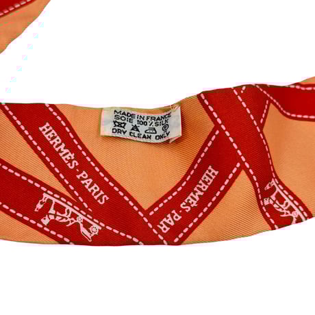 HERMES　ツイリー　オレンジ