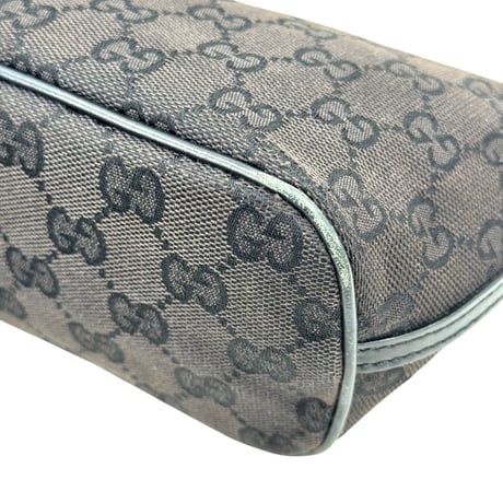 GUCCI ブラック GGキャンバス ハンドバッグ