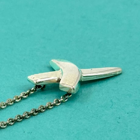TIFFANY ネックレス キス クロス 925 SV
