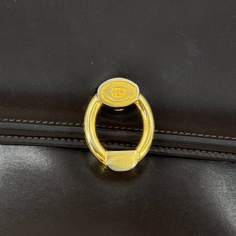 GUCCI マリーナ ショルダーバッグ レザー オールドGUCCI ゴールド金具