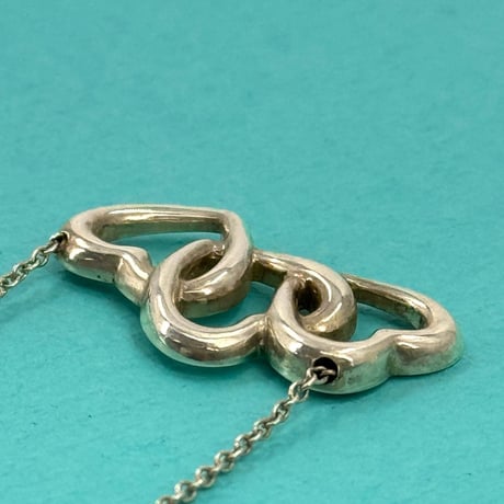 TIFFANY ネックレス トリプルハート 925 SV
