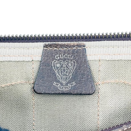 GUCCI GGキャンバス ベージュ シェリーライン イタリア製 レディース ボストンバッグ