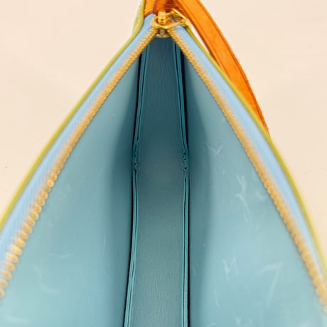 LOUIS VUITTON レキシントン ヴェルニ グリーン アクセソワール ハンドバッグ M91010