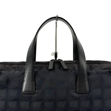 CHANEL ニュー トラベル ライン ナイロン ジャカード ビジネス ハンドバッグ