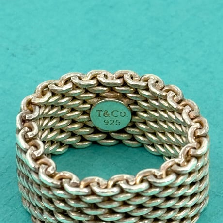 TIFFANY リング サマセットメッシュ SV925 14号