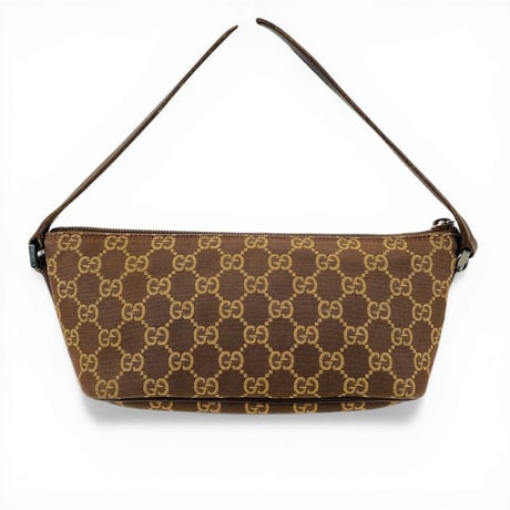 GUCCI ブラウン GGキャンバス ハンドバッグ