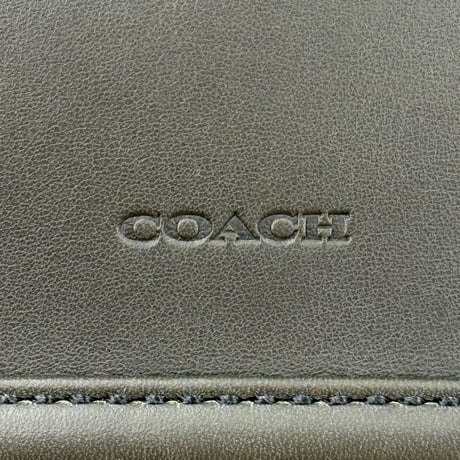 COACH アッシュブラウン レザー ウエストバッグ