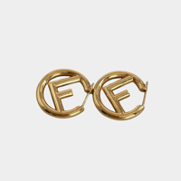 FENDI　エフイズ　ピアス　ゴールド