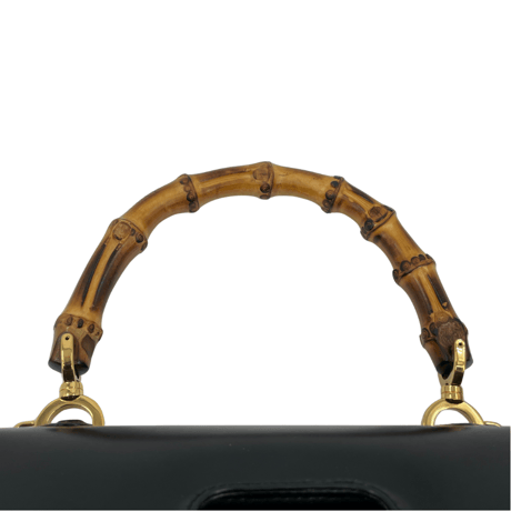 GUCCI　バンブー　2way　ブラック
