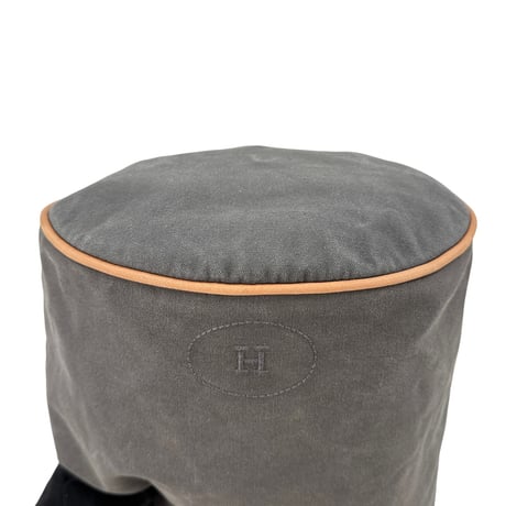 HERMES ポロションミミルGM グレーキャンバス 巾着 バックパック