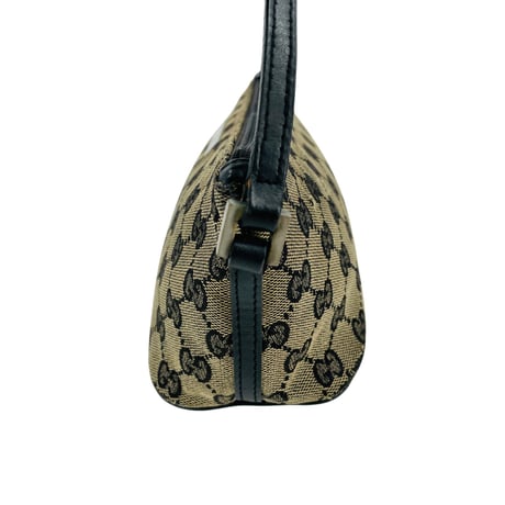 GUCCI GGブラウンキャンバス ハンドバッグ