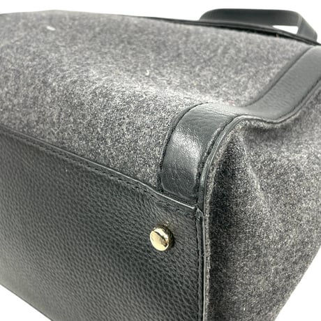 Kate Spade New York ブラックレザー レディース 2way ハンドバッグ