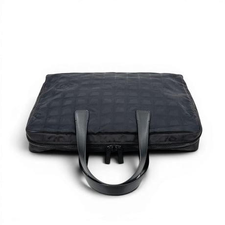 CHANEL ニュー トラベル ライン ナイロン ジャカード ビジネス ハンドバッグ