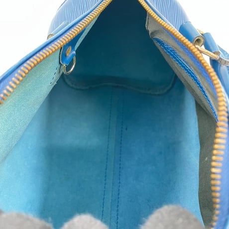 LOUIS VUITTON エピ ブルー スピーディ 25 M43015 レディース ハンドバッグ