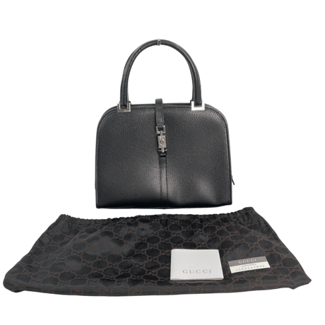 GUCCI　レザー　ジャッキー　ハンドバッグ