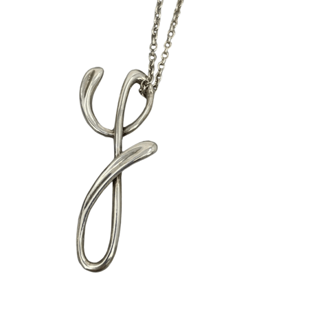 TIFFANY　イニシャル　Ｙ　ネックレス