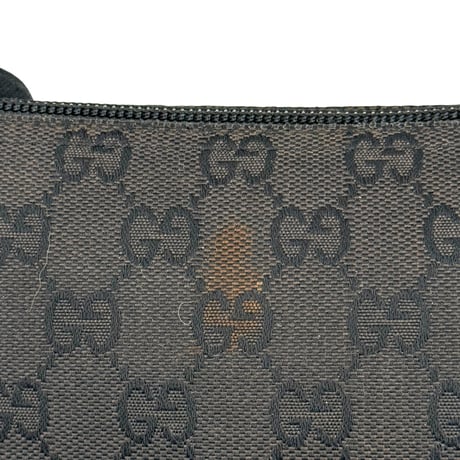 GUCCI ブラック GGキャンバス ハンドバッグ