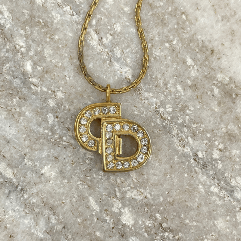DIOR ネックレス CDロゴ ヴィンテージ ゴールド JU404 | tibi TRUNK