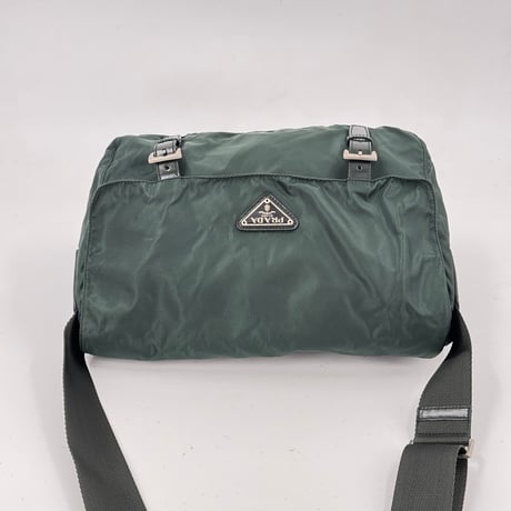 PRADA ミラノ テスートナイロン グリーン ショルダーバッグ
